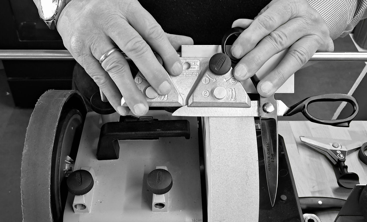 Scheren schleifen, alle Größen und Ausführungen möglich